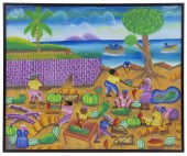J. BASILIO (20TH C. HAITI) Peo