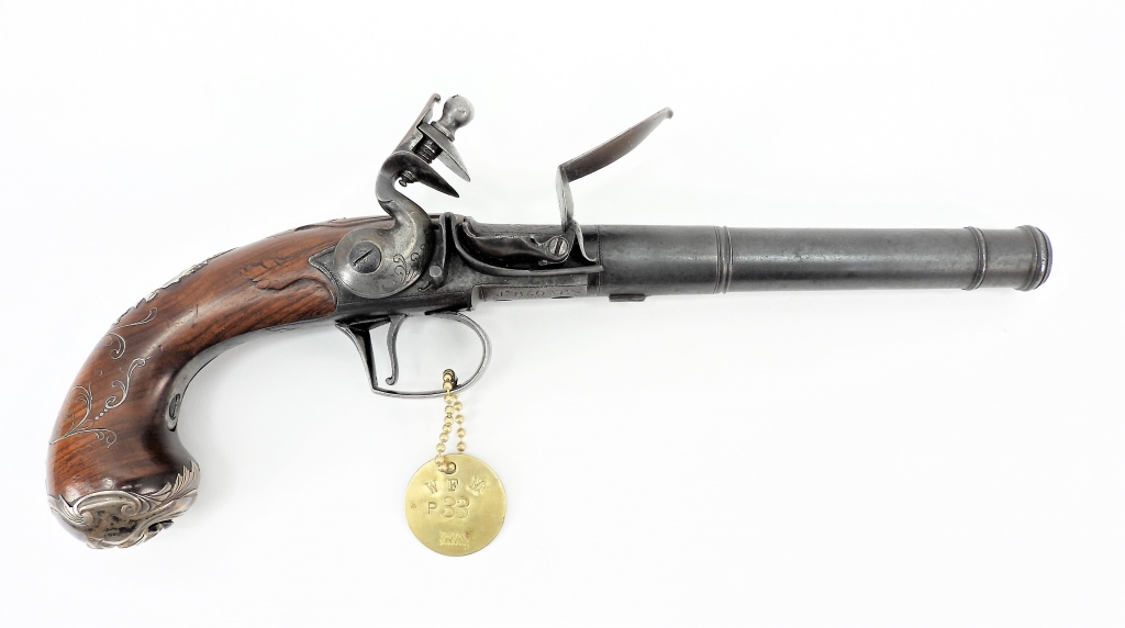 J. BLOWEN QUEEN ANNE FLINTLOCK