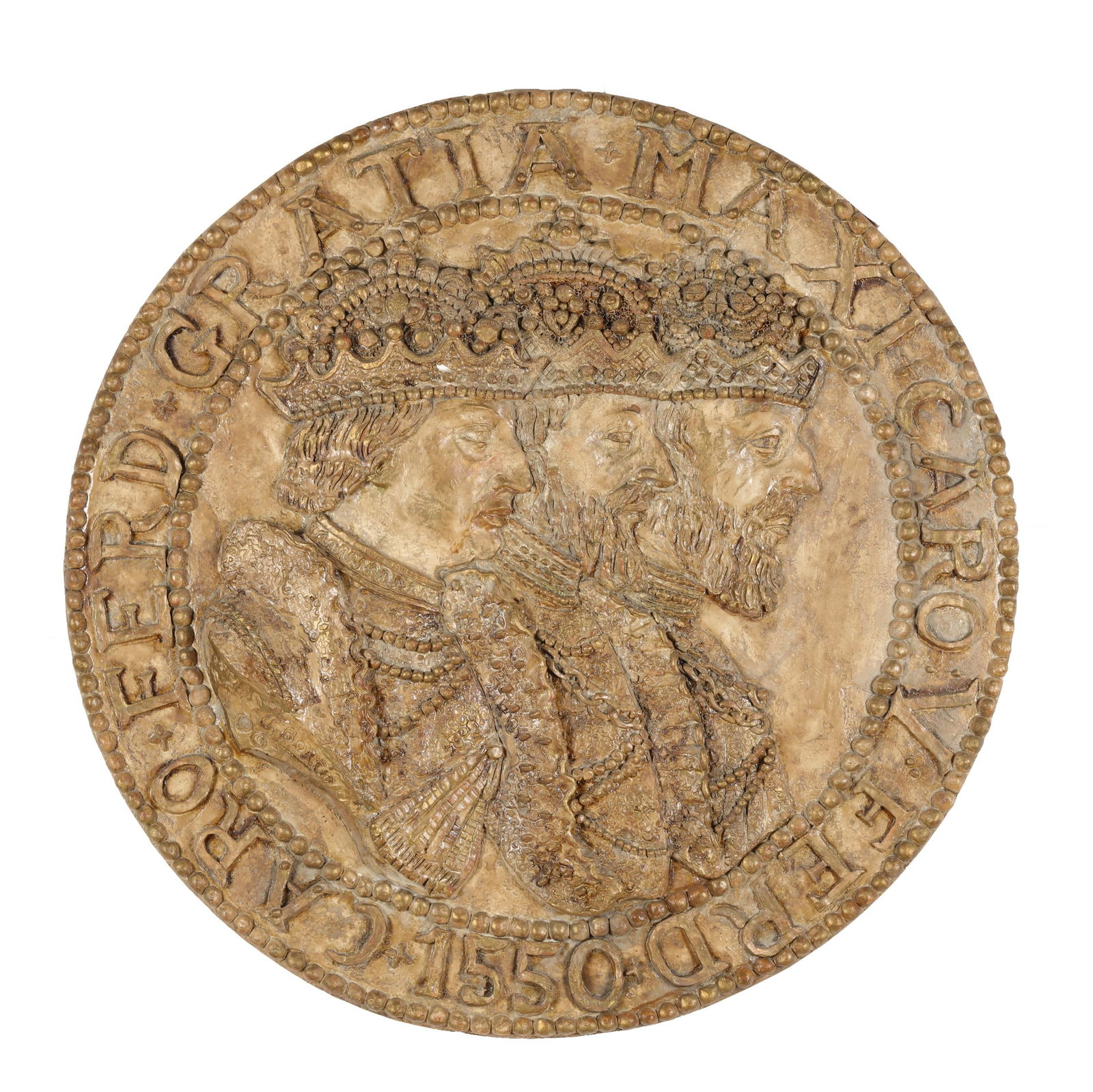 J. BORTIN, "THREE KINGS," WALL COIN