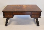 J. BRAMAH. ANTIQUE MAHOGANY PA