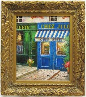 J. BURNETT OIL ON CANVAS (Amer