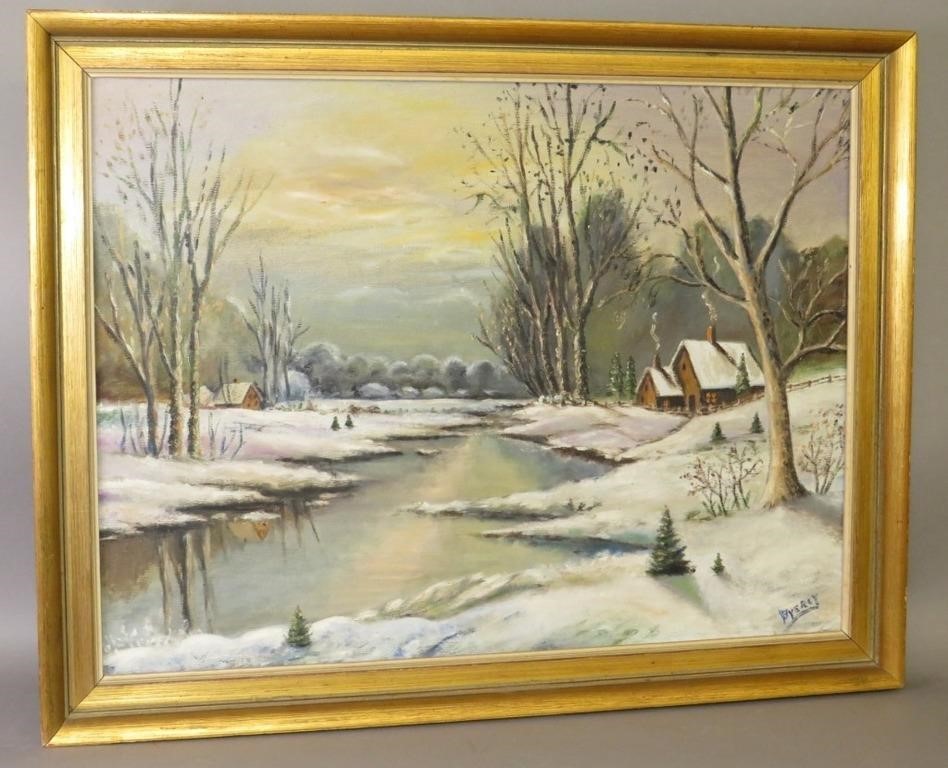 J. BYERLY, LANCASTER, PA OIL ON