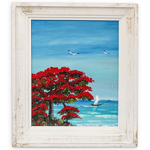 J. CHAPUT (FLORIDA ARTIST) OIL ON