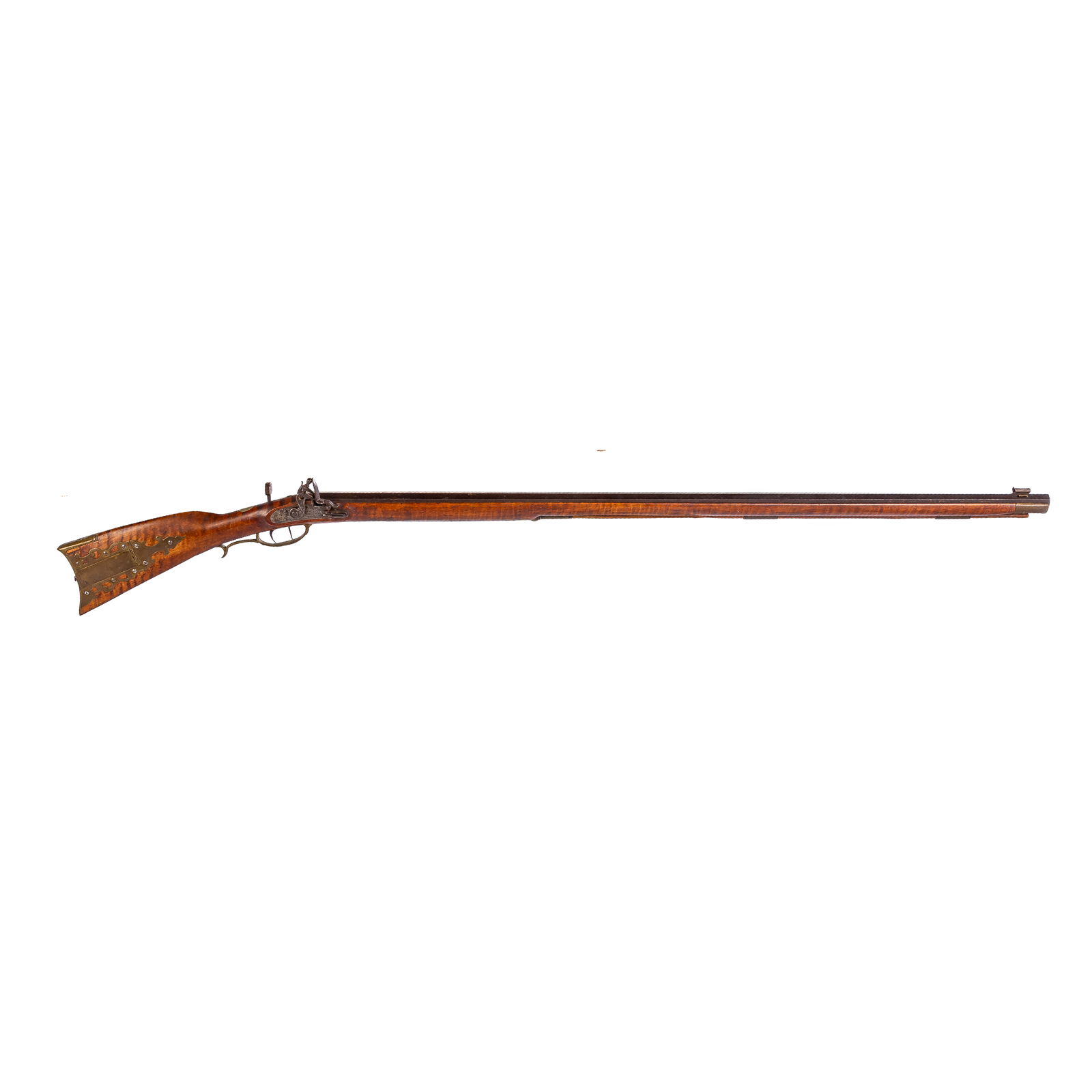 J. CHNADER FLINTLOCK KENTUCKY RIFLE