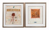 J. COIGNARD, TWO FRAMED M/M AB