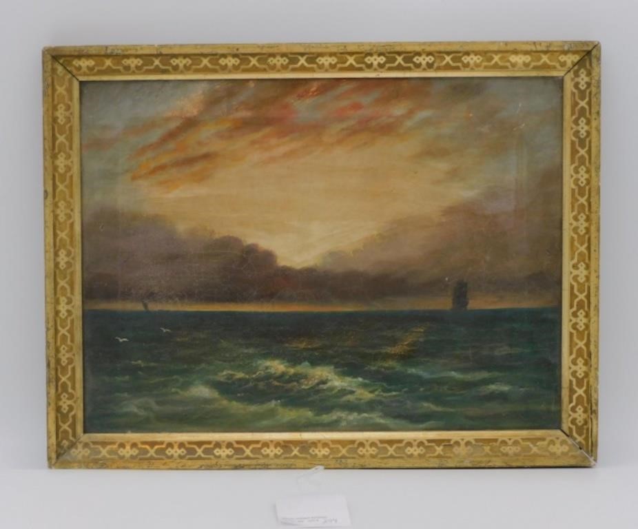 J. D. SHAW, OIL PAINTING ON CANVAS,