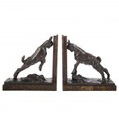 J. DASILVA, BRONZE GOAT BOOKEN