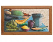 J. E. GOURGUE STILL LIFE OIL O
