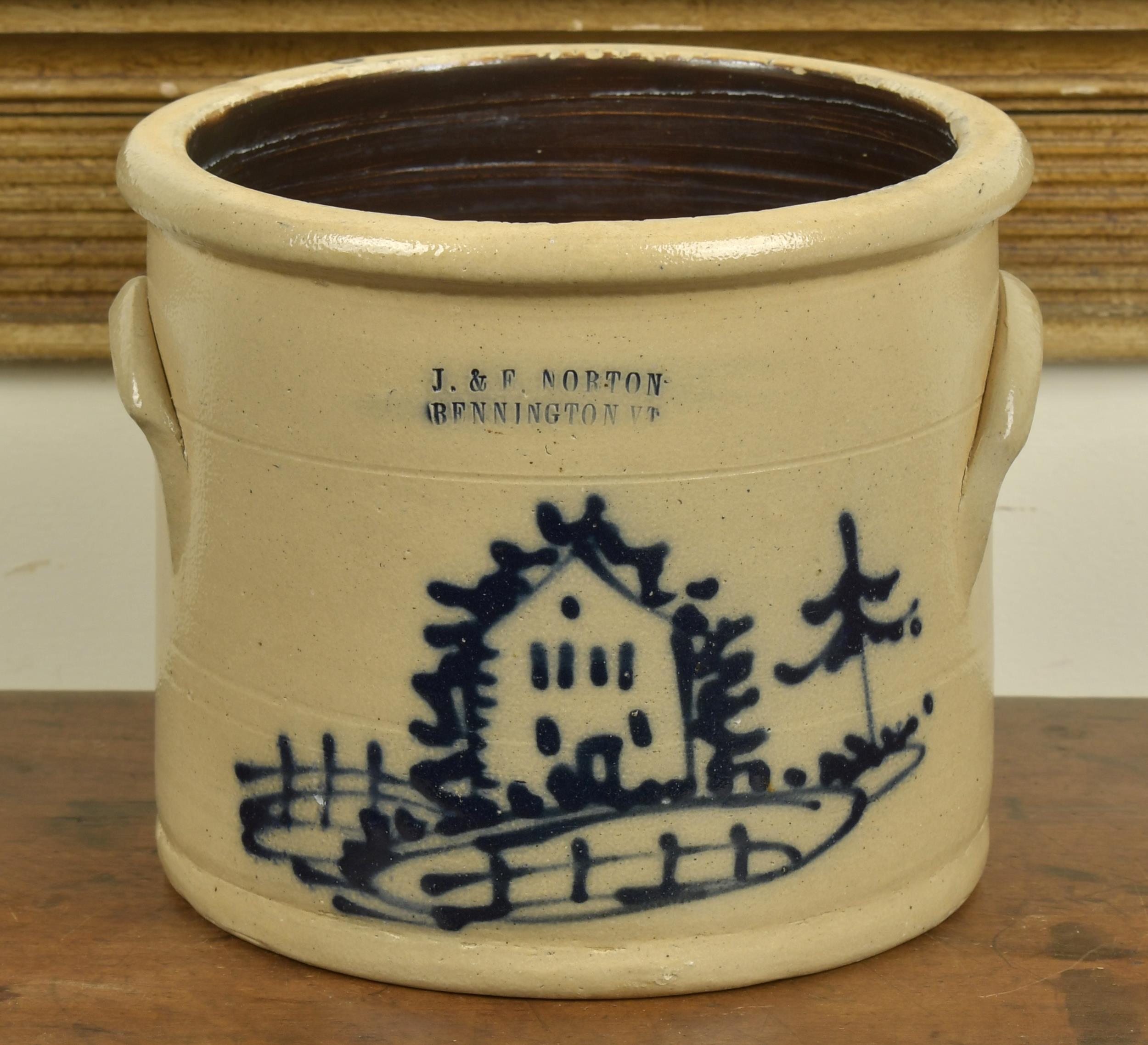 J & E NORTON BENNINGTON VT CROCK.