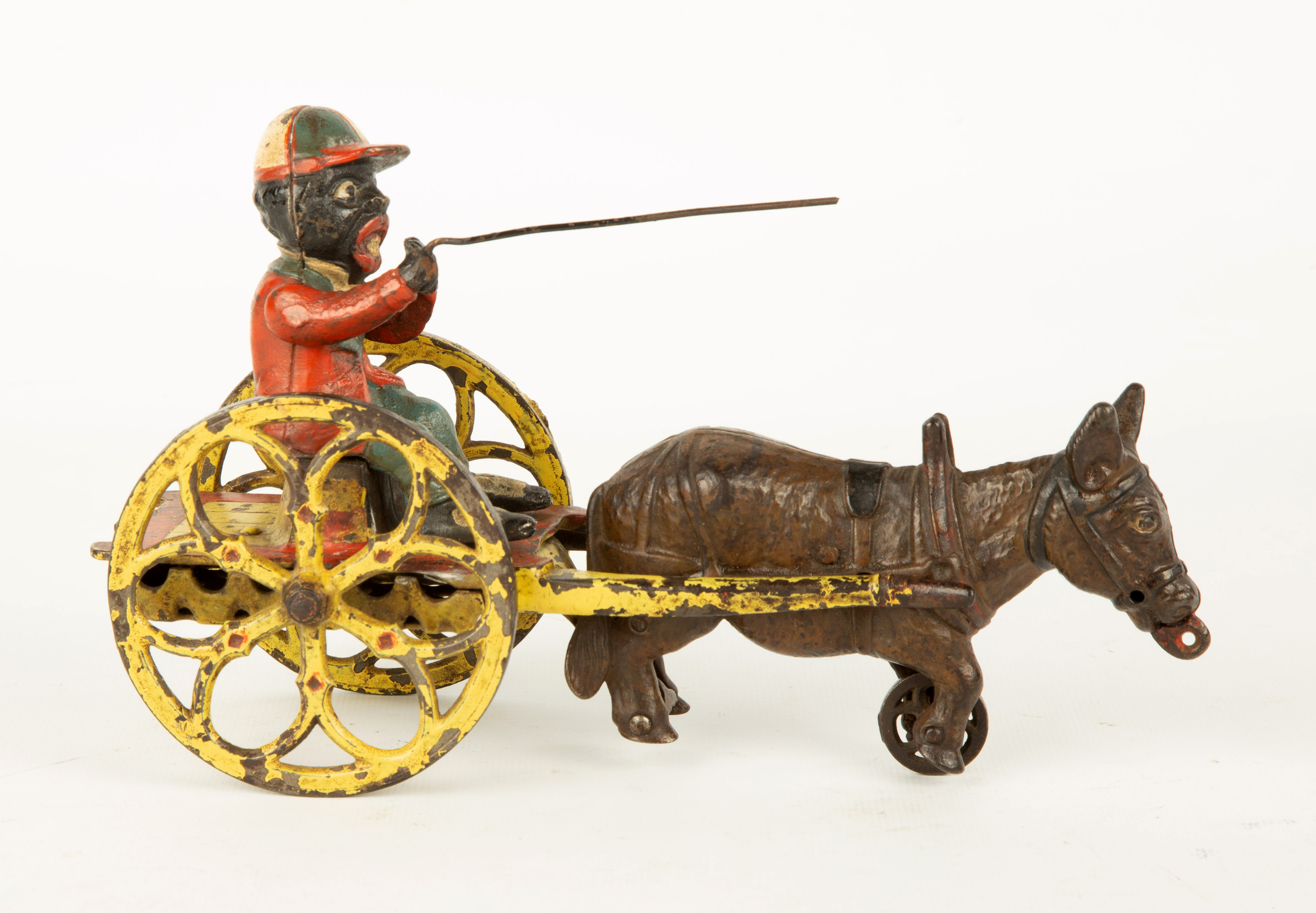 J & E STEVENS CAST IRON JOCKEY WITH