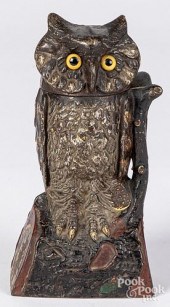 J. & E. STEVENS OWL TURNS HEAD