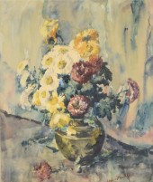 J. EDGAR FORKNER WATERCOLOR on
