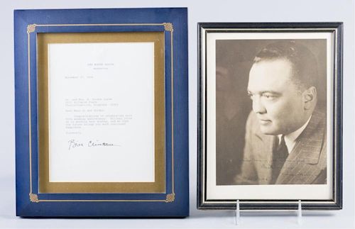 J. EDGAR HOOVER & B. CLINTON