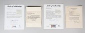 J. EDGAR HOOVER LETTERS PSA/DN