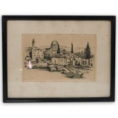 J. EISENBERG "JERUSALEM" ETCHI
