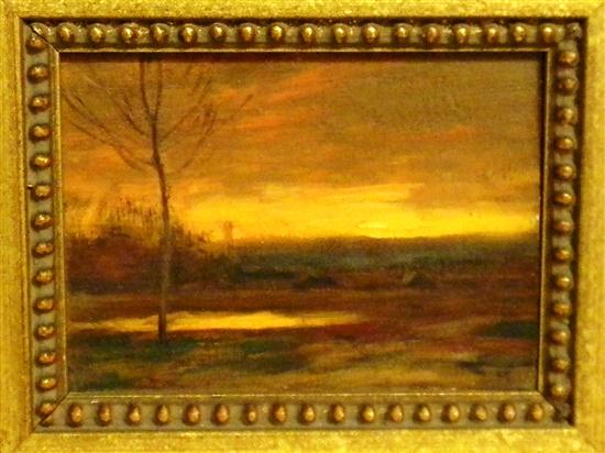 J. Francis Murphy  oil on board 