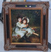 J. GILLOT. SISTERS IN A GARDEN