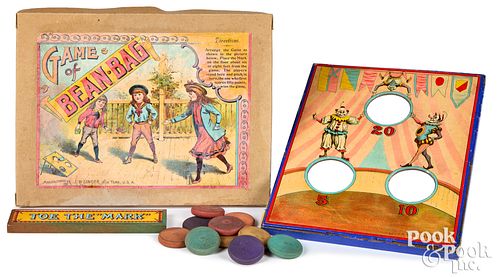 J. H. SINGER GAME OF BEAN BAG, A