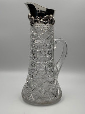 J. HOARE X-RAY CUT GLASS PITCH