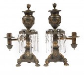 J & I COX BRONZE ARGAND LAMPSP