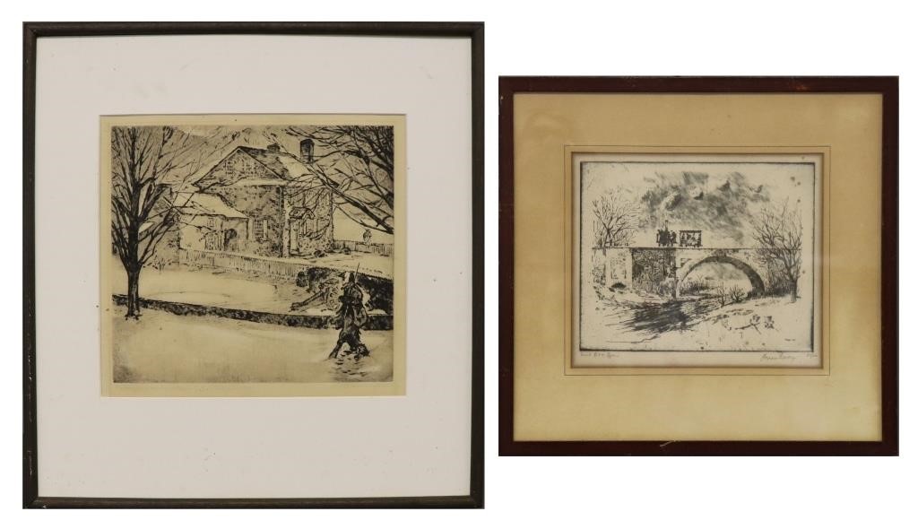 J. Joseph Capolino etching,