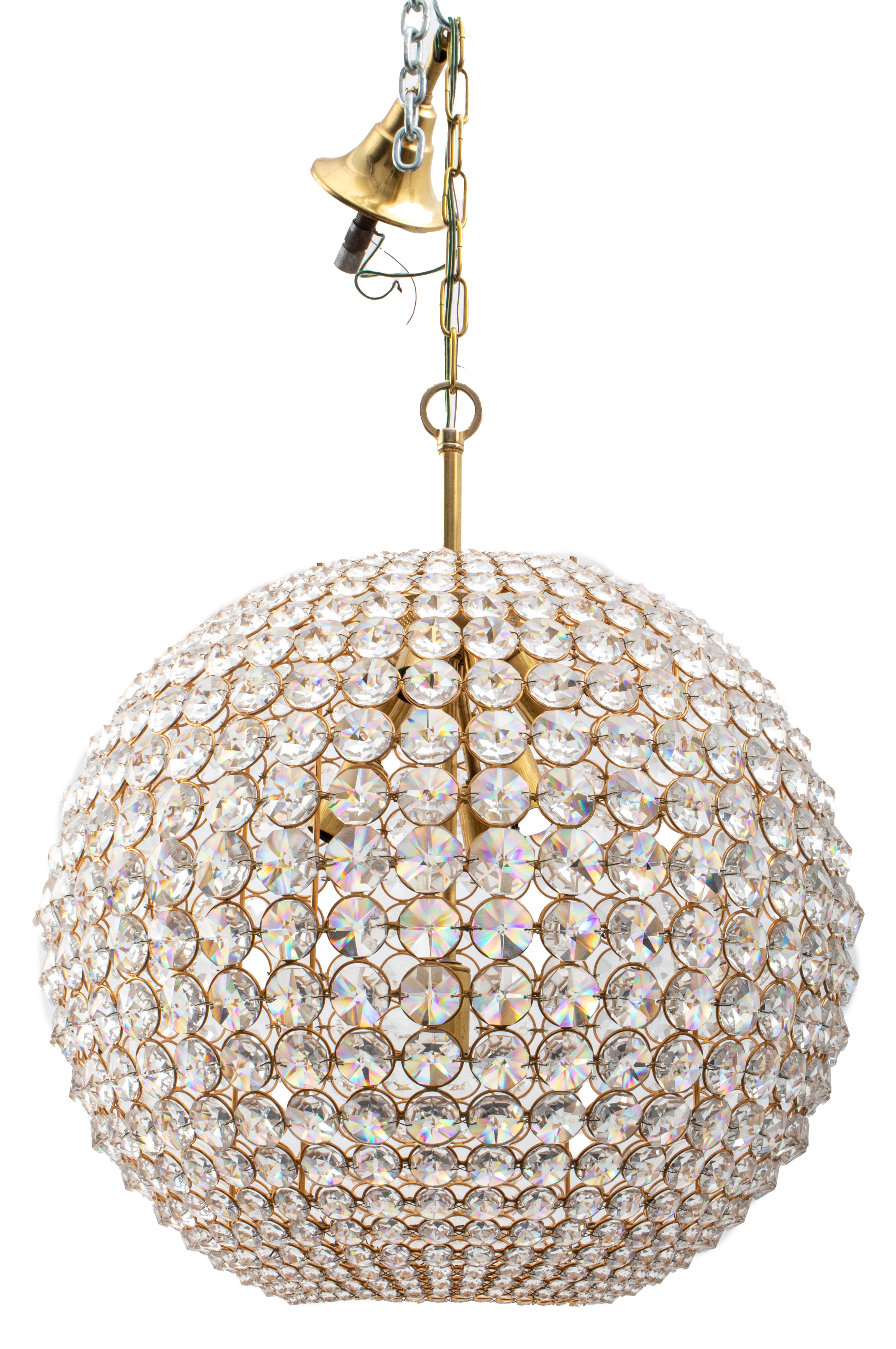 J & L LOBMEYR VIENNA CRYSTAL BALL