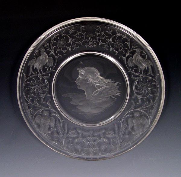 J & L LOBMEYR VIENNESE ENGRAVED