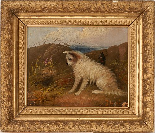 J. LANGLOIS ENGLISH O/B PAINTING OF