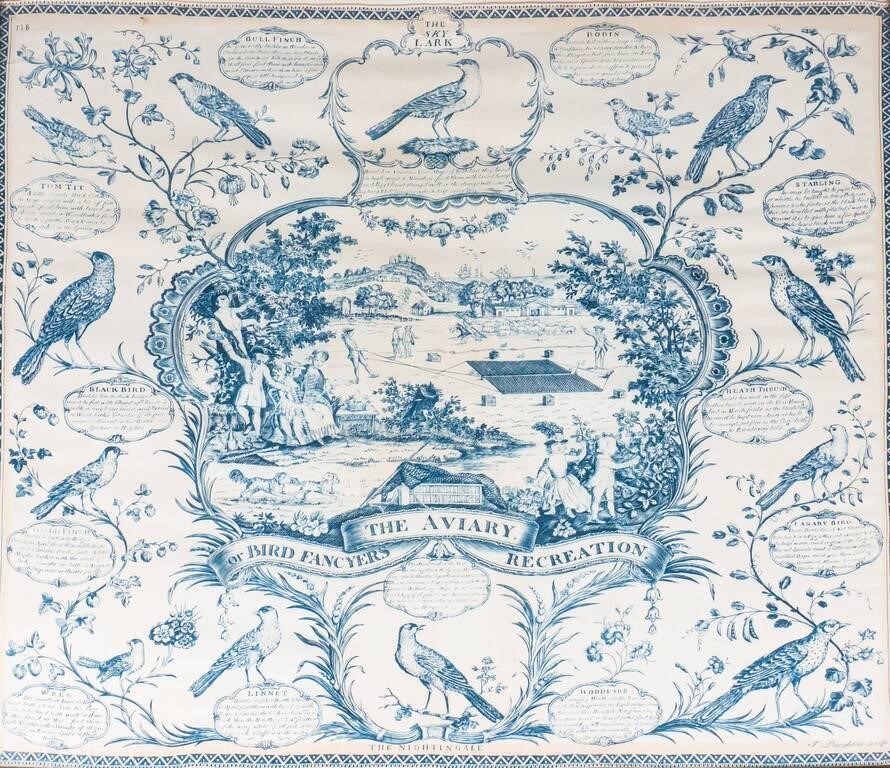 J LAUGHTON ENGRAVING ON LINEN
