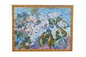 J LAUSOGH: BLUE FLOWERSoil on