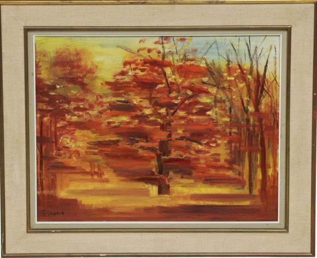 J. LESSERE AUTUMN LANDSCAPE