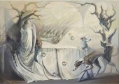 J. MARI SURREALIST OIL PAINTIN