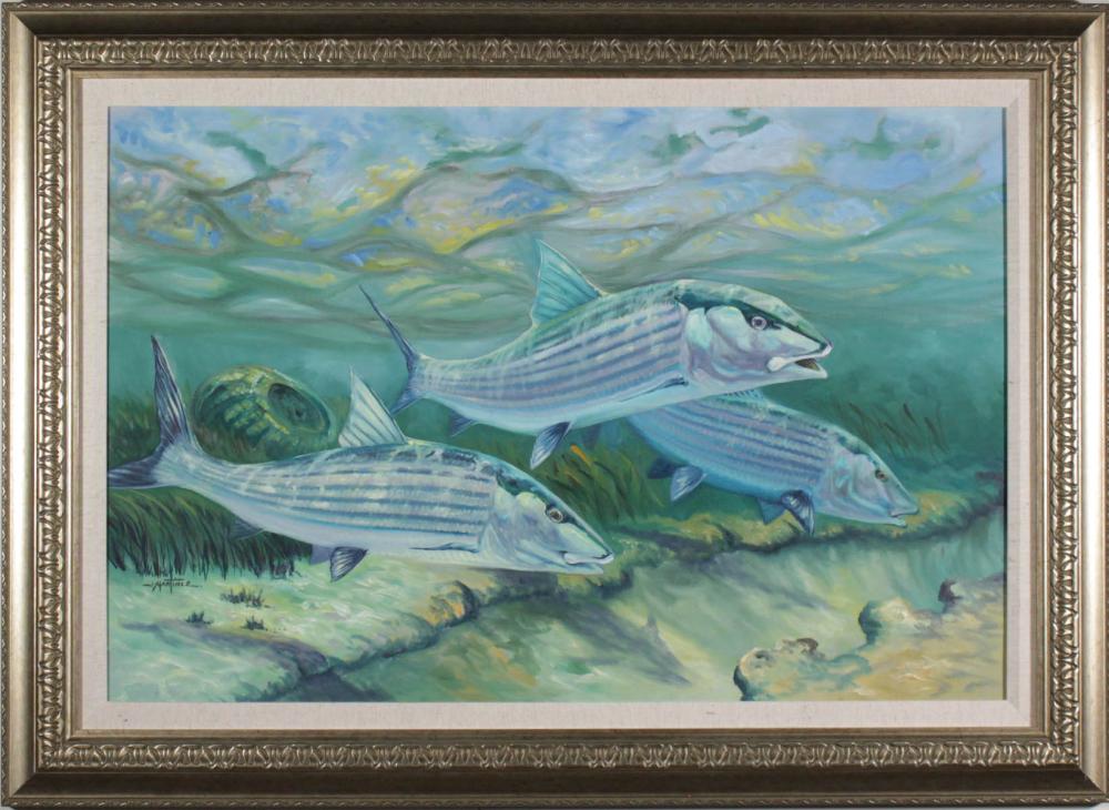 J. MARTINEZ OIL ON CANVASJ.