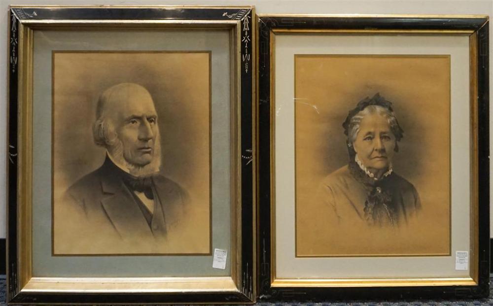 J MCINTIYRE, PAIR OF PORTRAIT OF