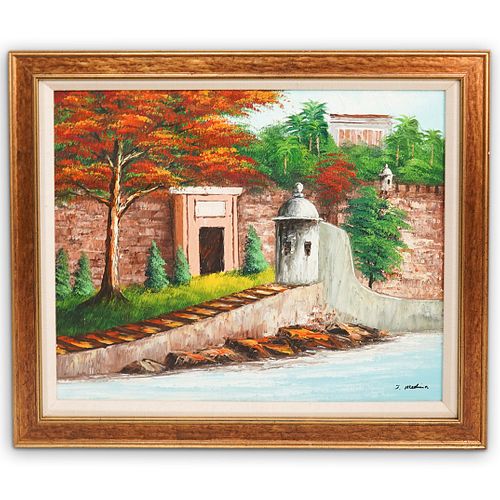 J. MEDINA (PUERTO RICAN) OIL ON
