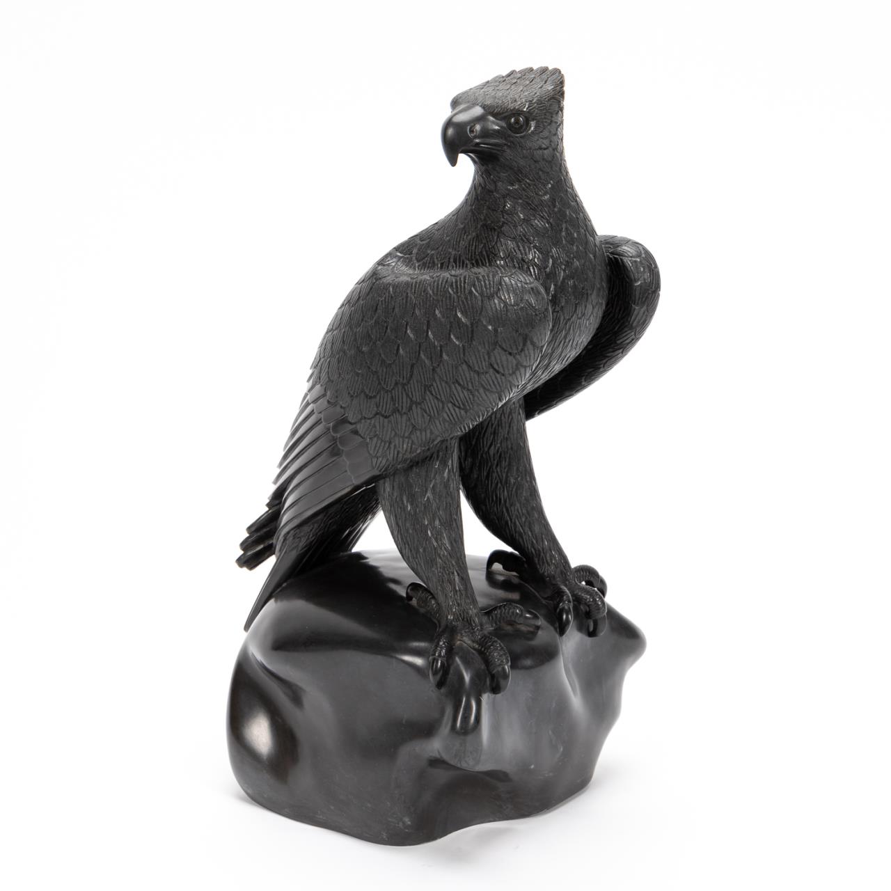 J. MHLANGA, STONE SHONA FALCON