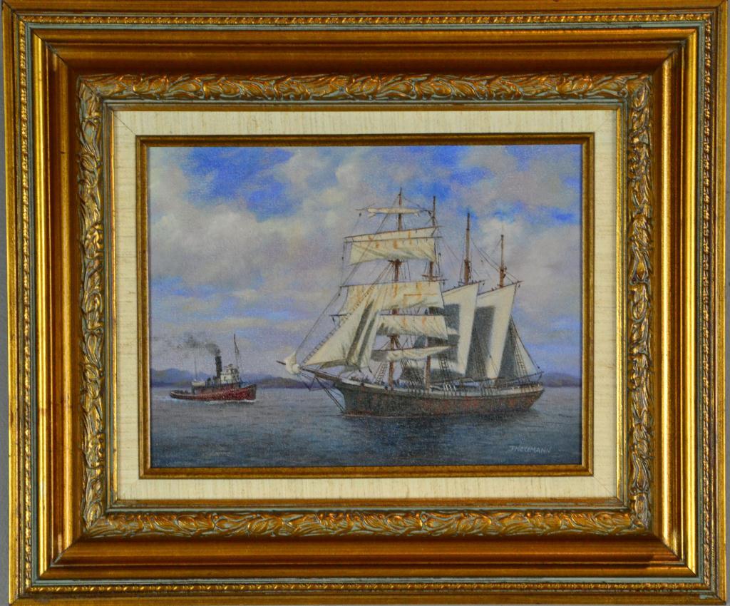 J. Neumann Oil Painting On