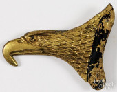 J. OLSON EMBOSSED BRASS EAGLE
