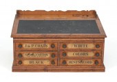 J. & P. COATS SPOOL CABINET LA