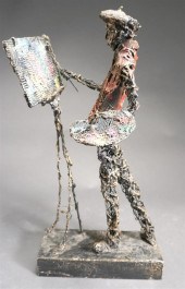 J PENA, DECORATED RESIN AND WI