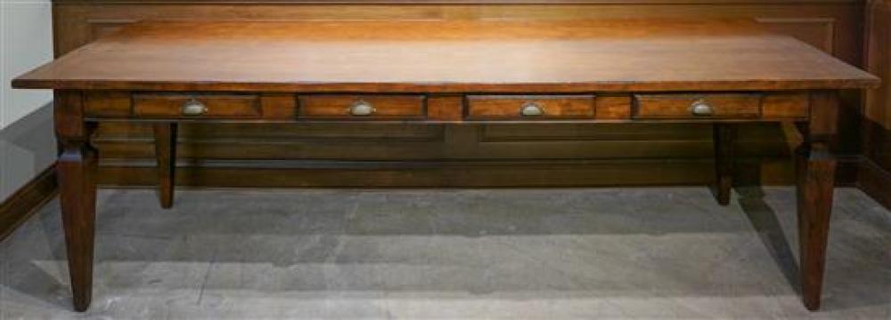 J. PETERMAN 3000 STAINED PINE TABLE