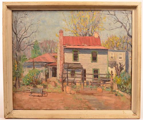 J. R. CONNER OIL ON CANVAS -