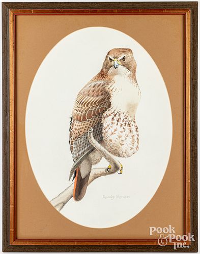 J. RANDY ROWE, WATERCOLOR OF A