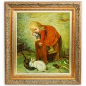 J. RANKIN OIL PAINTING ON CANV