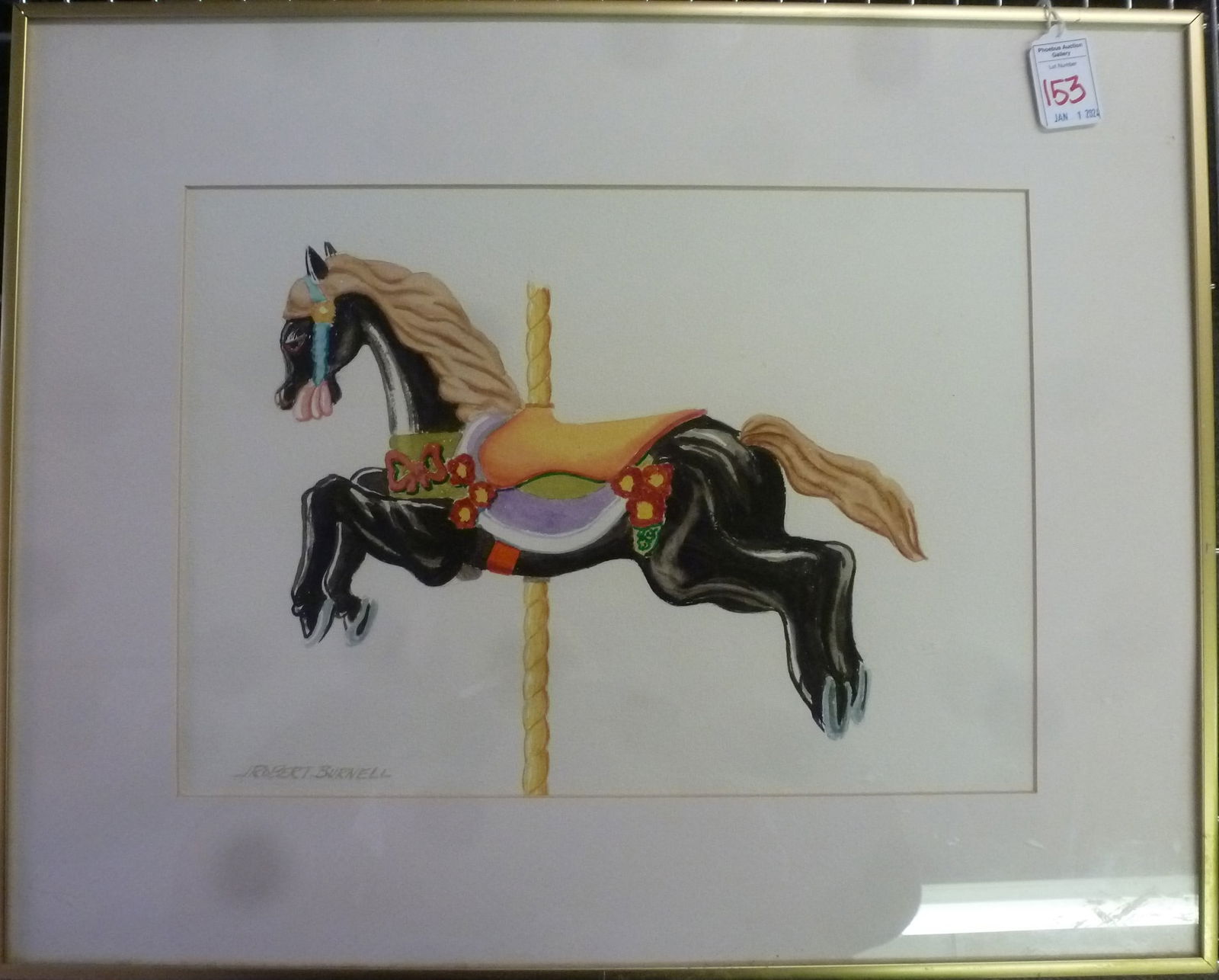 J. ROBERT BURNELL CAROUSEL HORSE