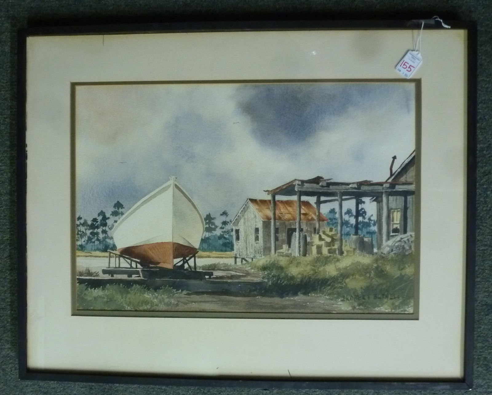 J ROBERT BURNELL WATERCOLOR