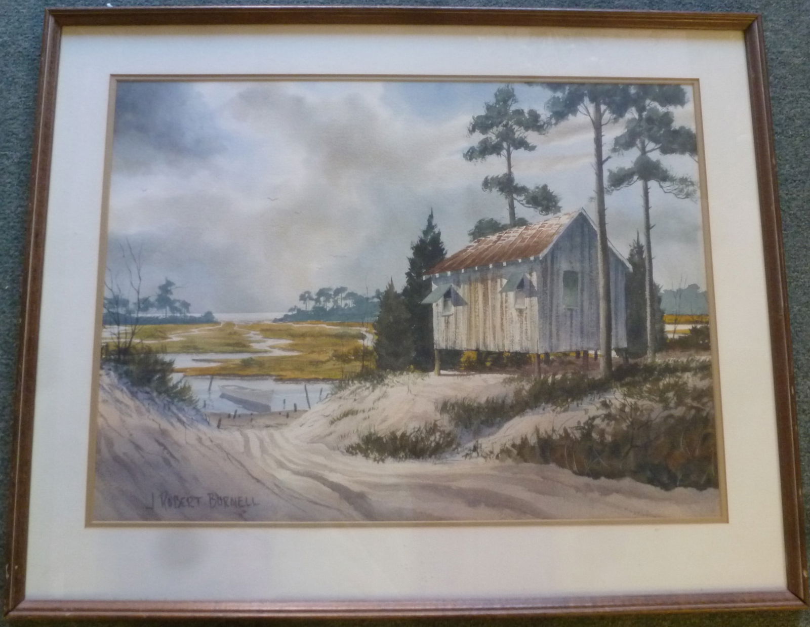 J ROBERT BURNELL WATERCOLOR OF
