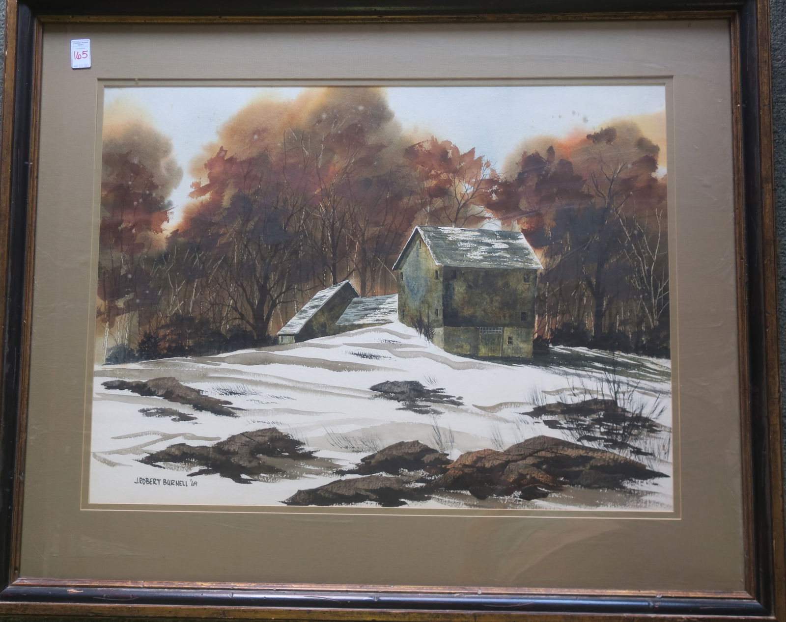 J ROBERT BURNELL WATERCOLOR