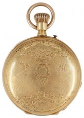 J ROBERT & FILS 18KT GOLD HUNT
