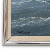 J. RUANO NAUTICAL OIL PAINTING